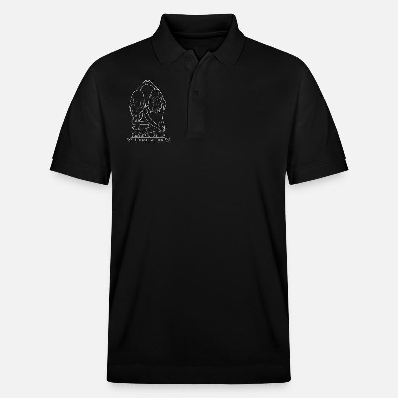 LÄSTERSCHWESTER - Stanley/Stella Unisex Bio-Poloshirt PREPSTER - Schwarz