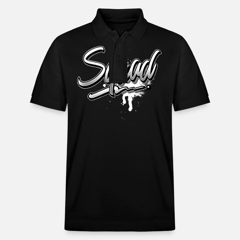 Squad - Stanley/Stella Unisex Bio-Poloshirt PREPSTER - Schwarz