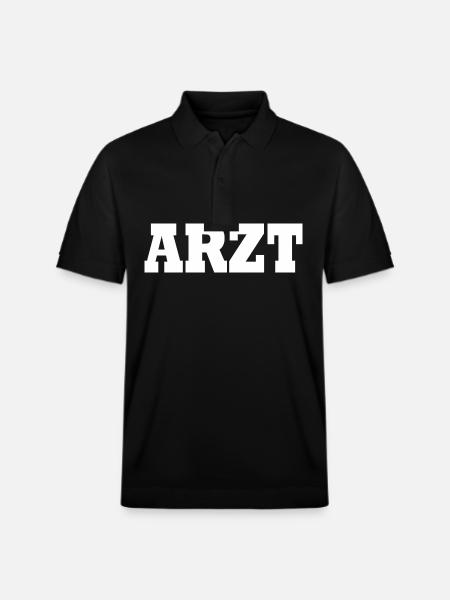 Arzt - Stanley/Stella Unisex Bio-Poloshirt PREPSTER - Schwarz