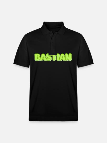 Bastian Bastian - Stanley/Stella Unisex Organic Polo Shirt PREPSTER - black