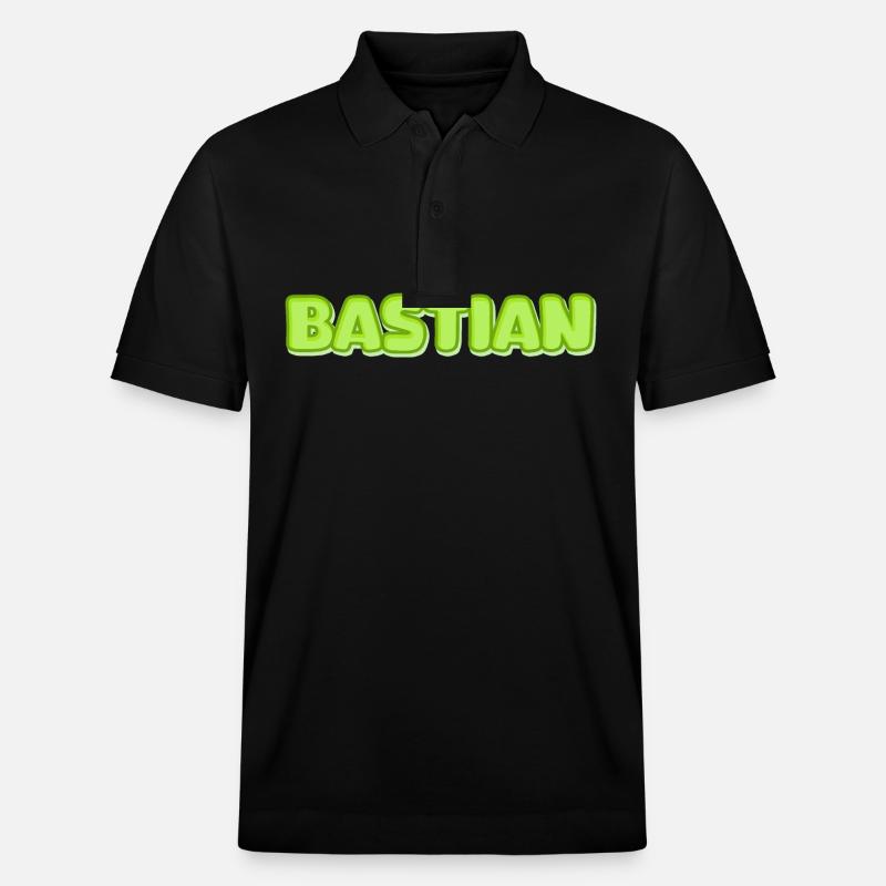 Bastian Bastian - Stanley/Stella Unisex Bio-Poloshirt PREPSTER - Schwarz