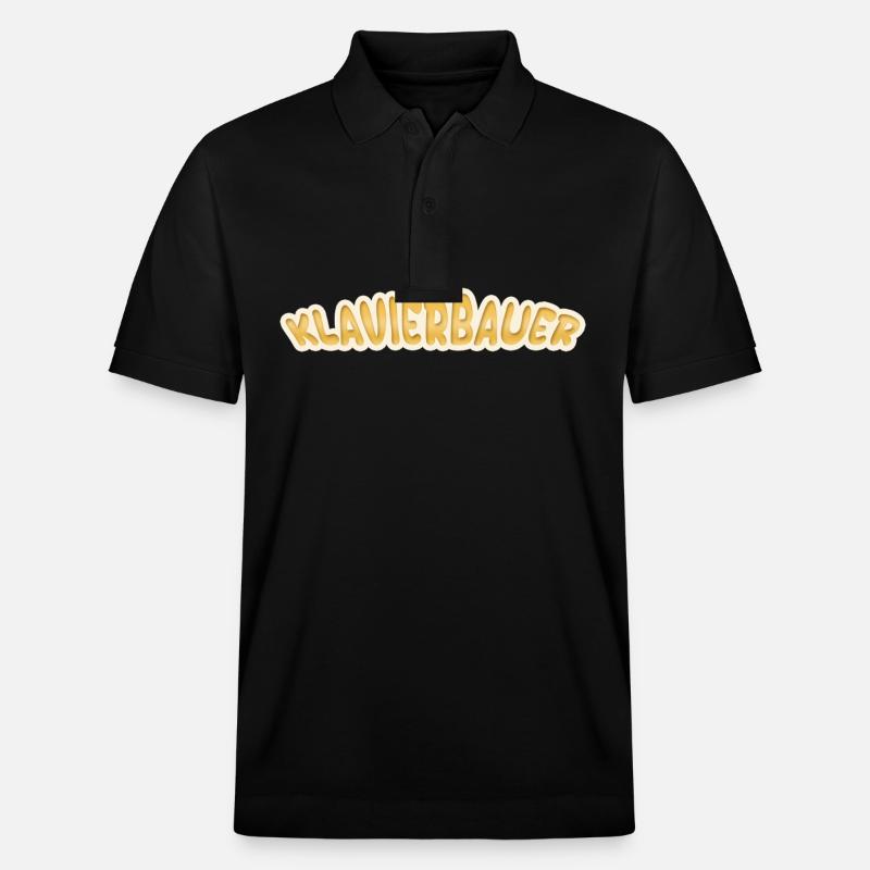 Klavierbauer - Stanley/Stella Unisex Bio-Poloshirt PREPSTER - Schwarz