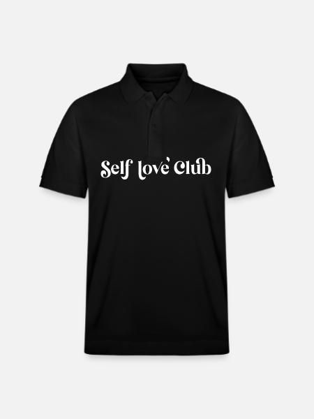 This Mama Prays Mother Heart - Stanley/Stella Unisex Organic Polo Shirt PREPSTER - black