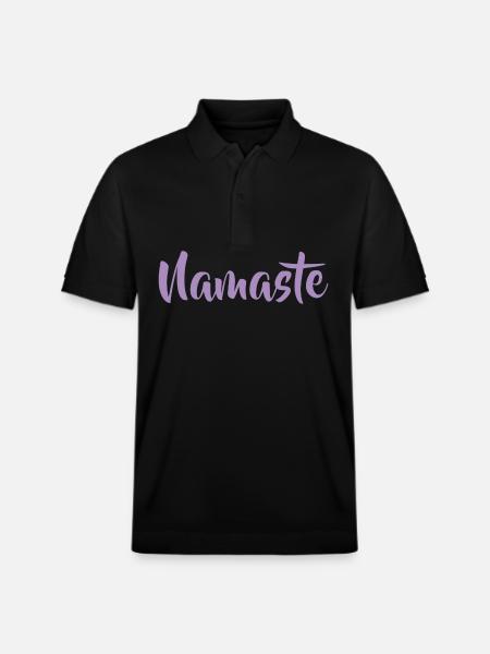 Namaste - Stanley/Stella Unisex Bio-Poloshirt PREPSTER - Schwarz