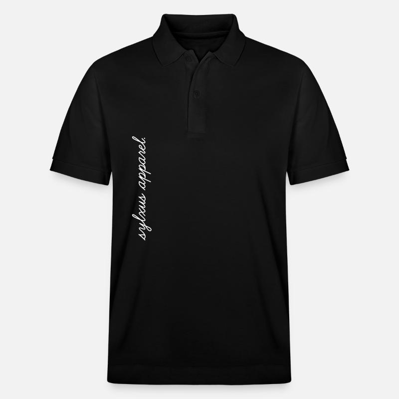 SA Script Logo - Polo PREPSTER bio Stanley/Stella Unisexe - noir