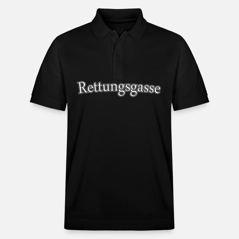 Rettungsgasse - Stanley/Stella Unisex Bio-Poloshirt PREPSTER - Schwarz