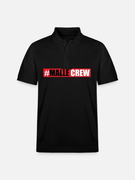 Malle Crew - Stanley/Stella Unisex Organic Polo Shirt PREPSTER - black