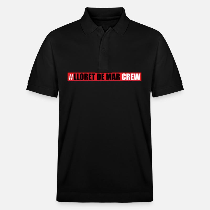 Lloret De Mar Crew - Stanley/Stella Unisex Bio-Poloshirt PREPSTER - Schwarz
