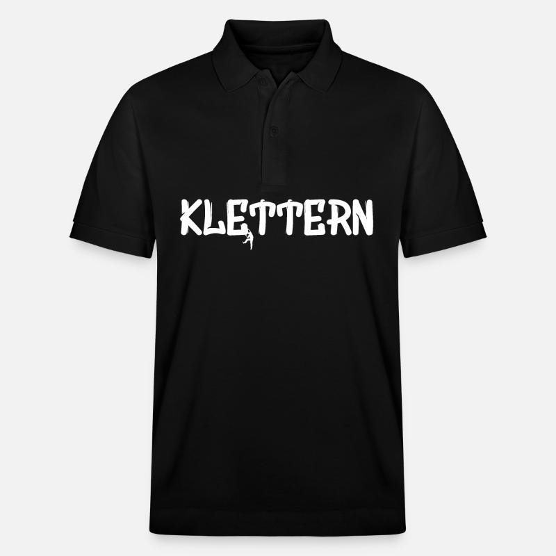 klettern - Stanley/Stella Unisex Bio-Poloshirt PREPSTER - Schwarz