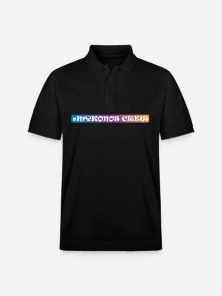 Mykonos Crew - Stanley/Stella Unisex Organic Polo Shirt PREPSTER - black