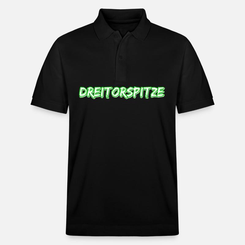 Trekking Dreitorspitze - Stanley/Stella Unisex Bio-Poloshirt PREPSTER - Schwarz