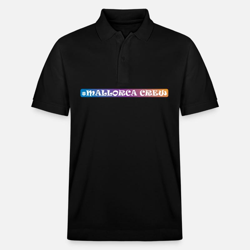 Mallorca Crew - Stanley/Stella Unisex Bio-Poloshirt PREPSTER - Schwarz