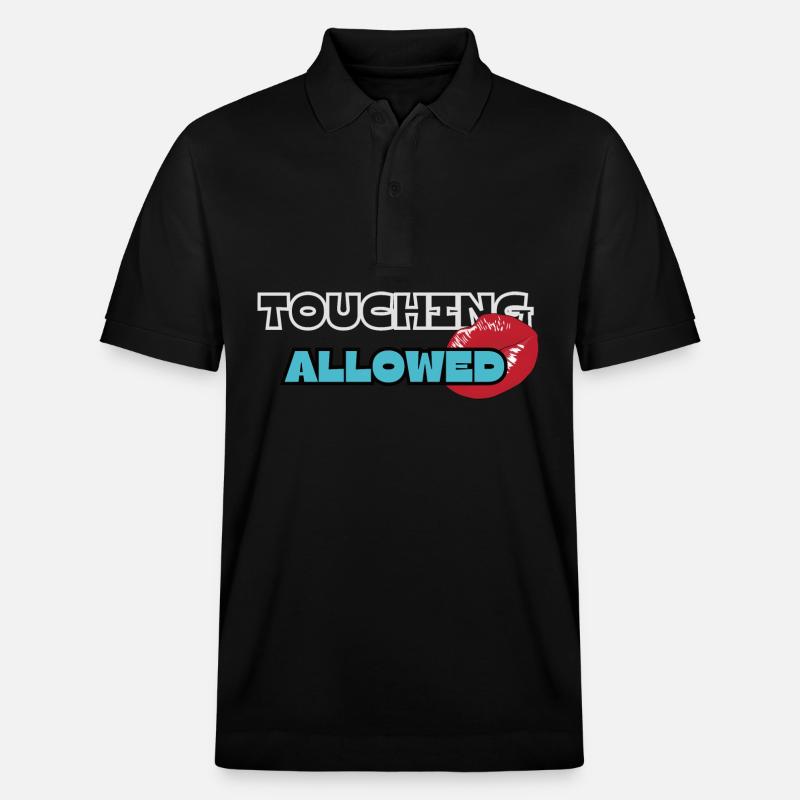 Berühren erlaubt - Stanley/Stella Unisex Bio-Poloshirt PREPSTER - Schwarz