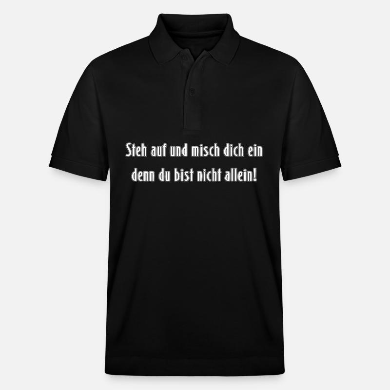 Misch dich ein - Stanley/Stella Unisex Bio-Poloshirt PREPSTER - Schwarz