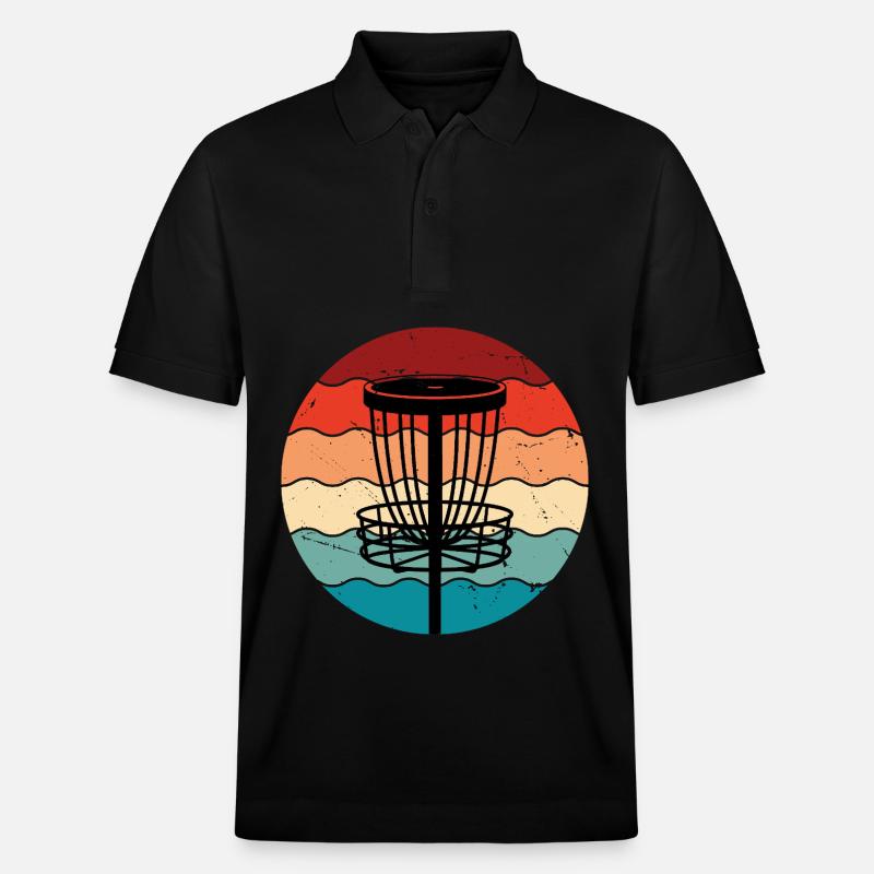 Disc Golf - Stanley/Stella Unisex Bio-Poloshirt PREPSTER - Schwarz