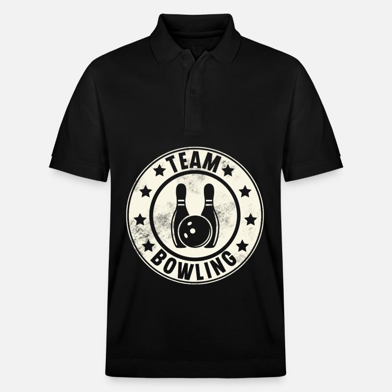 Équipe de bowling - Polo PREPSTER bio Stanley/Stella Unisexe - noir