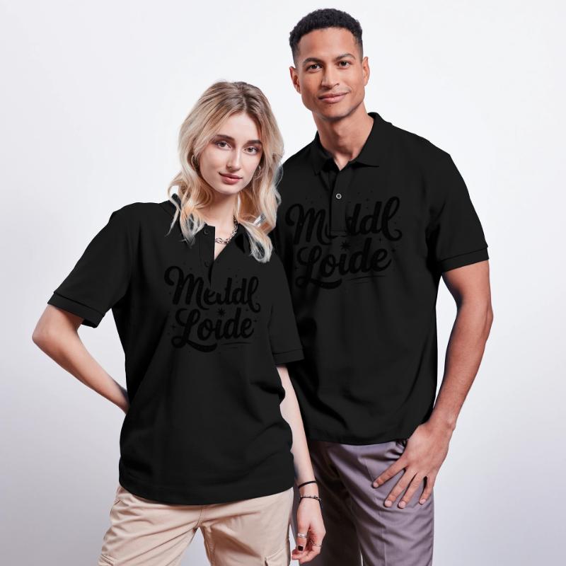 Meddl Loide - German Memes Stanley/Stella Unisex Organic Polo Shirt PREPSTER