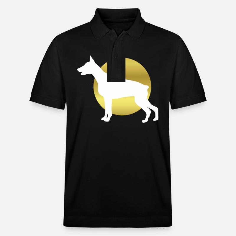 Dobermann - Stanley/Stella Unisex Bio-Poloshirt PREPSTER - Schwarz