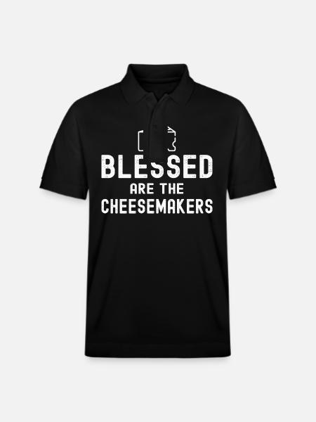 fromager - Bless.ed sont les fromagers - Polo PREPSTER bio Stanley/Stella Unisexe - noir