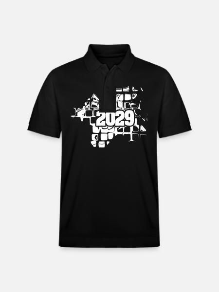 Art 2029 - Stanley/Stella Unisex Organic Polo Shirt PREPSTER - black