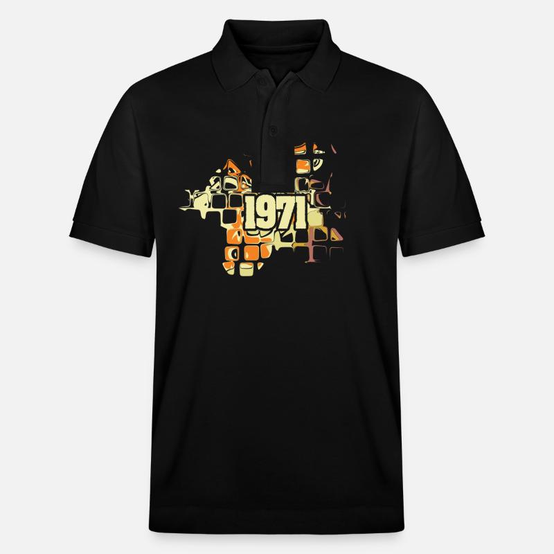 1971 - Stanley/Stella Unisex Bio-Poloshirt PREPSTER - Schwarz