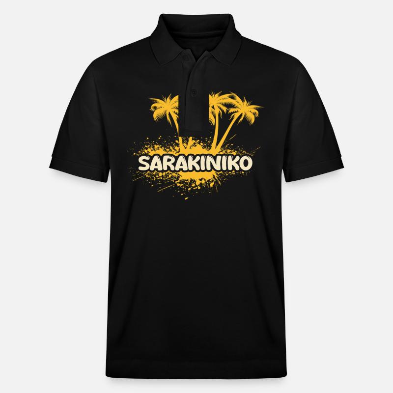 Sarakiniko als Party - Stanley/Stella Unisex Bio-Poloshirt PREPSTER - Schwarz