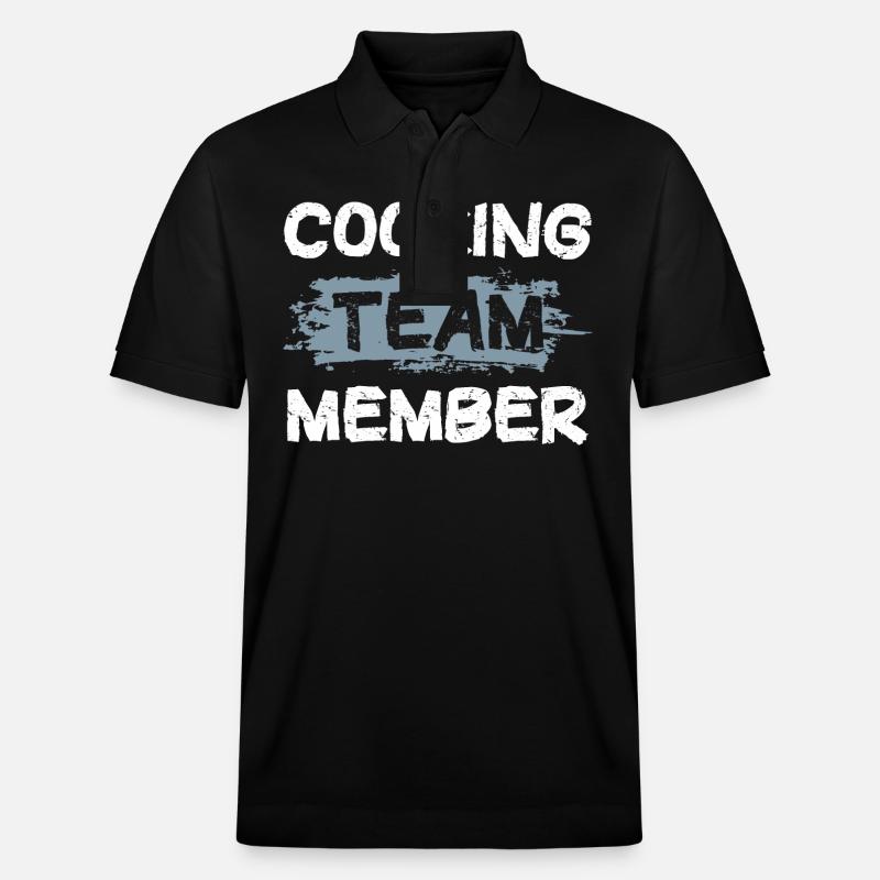 Cooking Team - Stanley/Stella Unisex Bio-Poloshirt PREPSTER - Schwarz