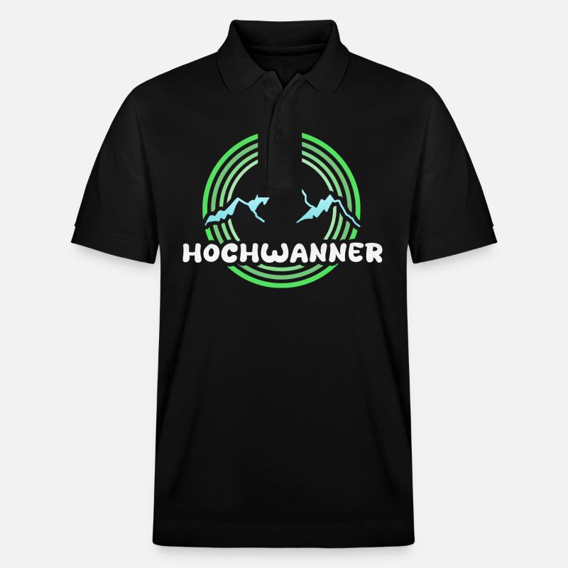 Mont Hochwanner - Polo PREPSTER bio Stanley/Stella Unisexe - noir