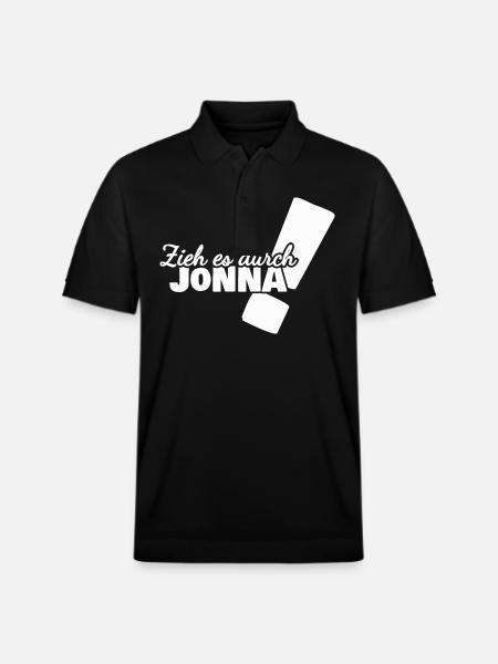 Gift for Jonna - Stanley/Stella Unisex Organic Polo Shirt PREPSTER - black