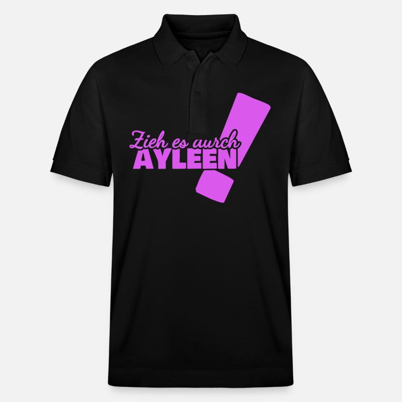 Ayleen comme prénom - Polo PREPSTER bio Stanley/Stella Unisexe - noir