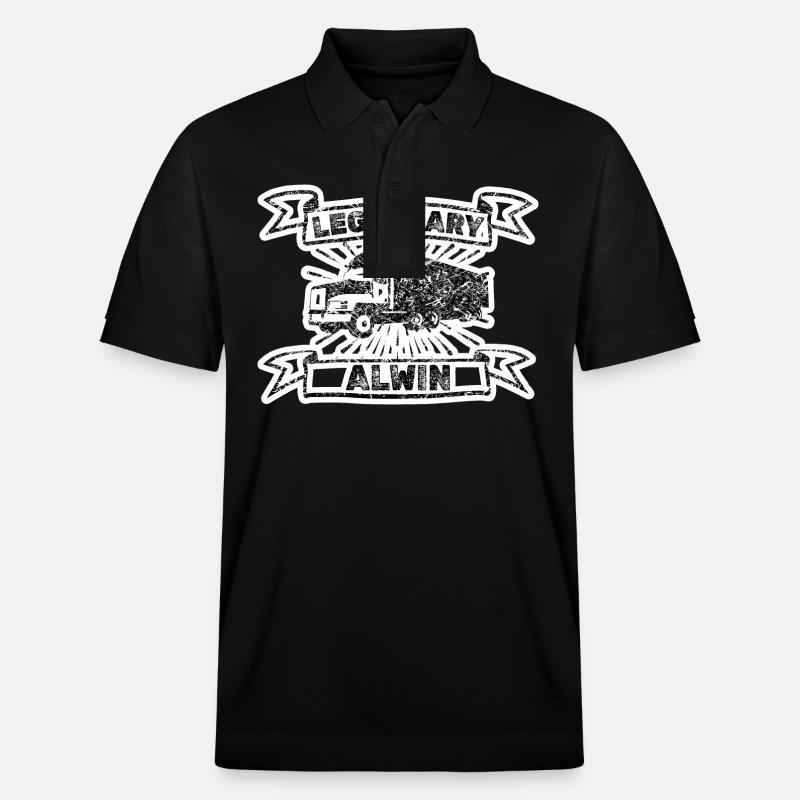 Alwin - Polo PREPSTER bio Stanley/Stella Unisexe - noir