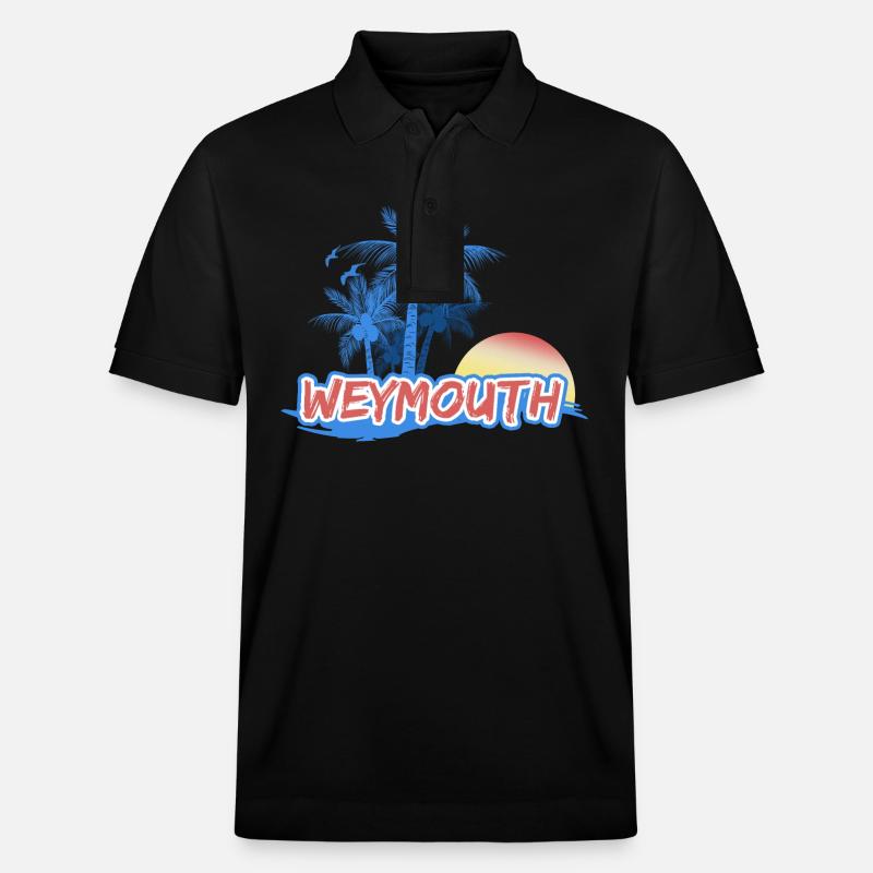 Weymouth - Polo PREPSTER bio Stanley/Stella Unisexe - noir