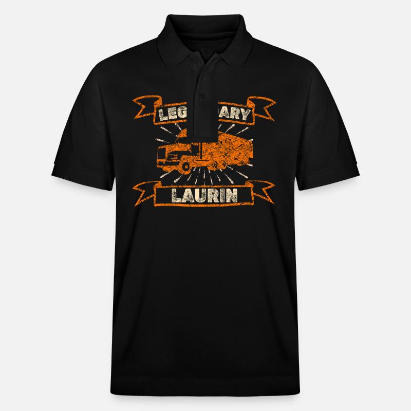 Trucker Laurin - Stanley/Stella Unisex Bio-Poloshirt PREPSTER - Schwarz
