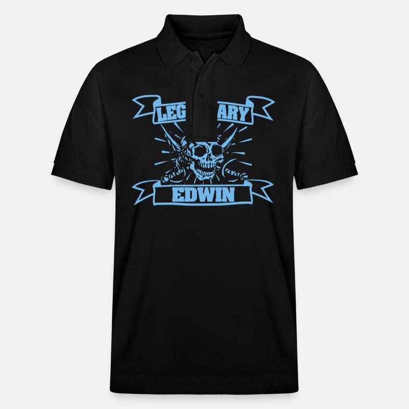 Carnaval Edwin - Polo PREPSTER bio Stanley/Stella Unisexe - noir