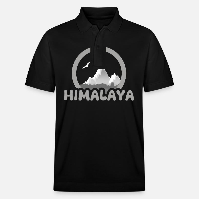 Trekking Himalaya - Polo PREPSTER bio Stanley/Stella Unisexe - noir