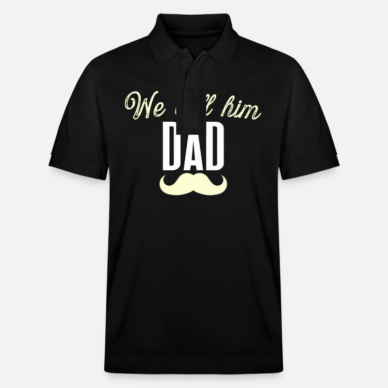 Dad - Stanley/Stella Unisex Bio-Poloshirt PREPSTER - Schwarz