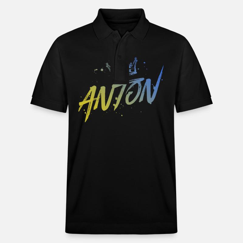 Anton - Stanley/Stella Unisex Bio-Poloshirt PREPSTER - Schwarz