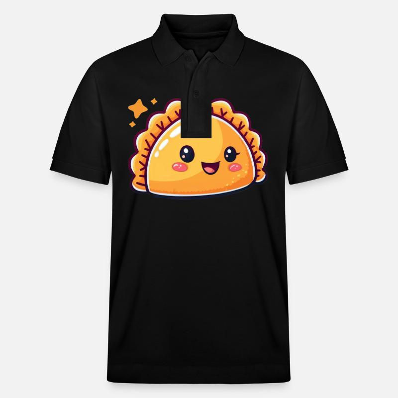 Süßer Empanada Comic - Stanley/Stella Unisex Bio-Poloshirt PREPSTER - Schwarz