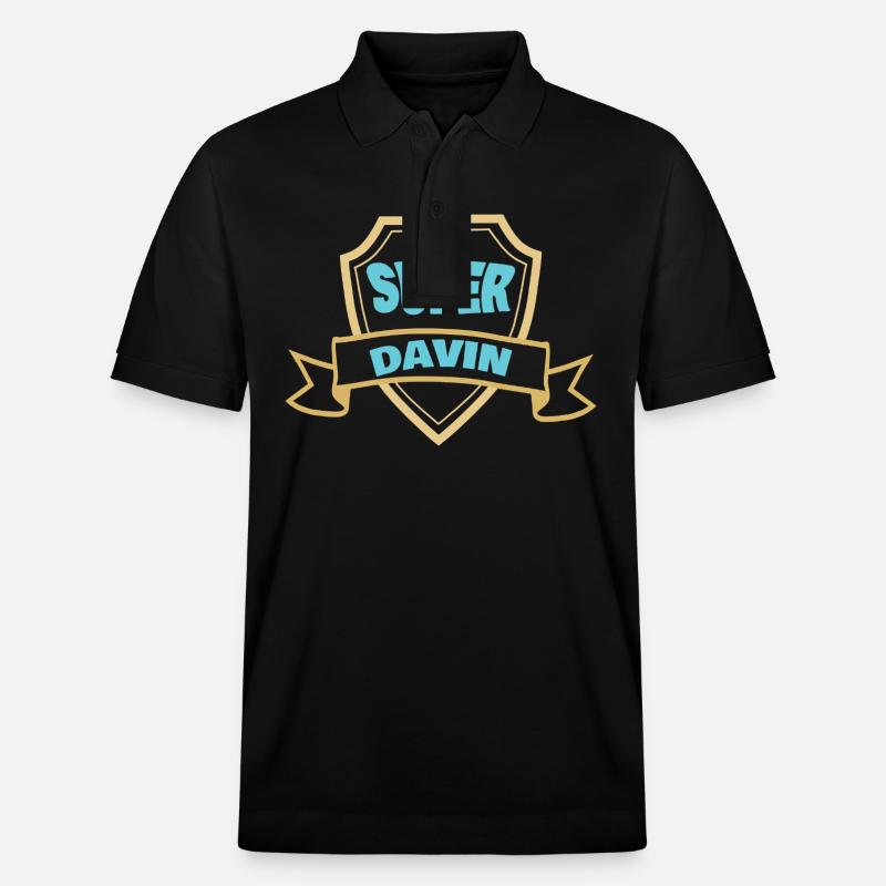 Cadeau pour Davin - Polo PREPSTER bio Stanley/Stella Unisexe - noir