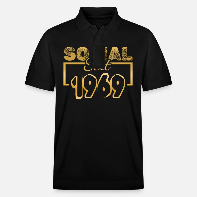 1969 - Stanley/Stella Unisex Bio-Poloshirt PREPSTER - Schwarz