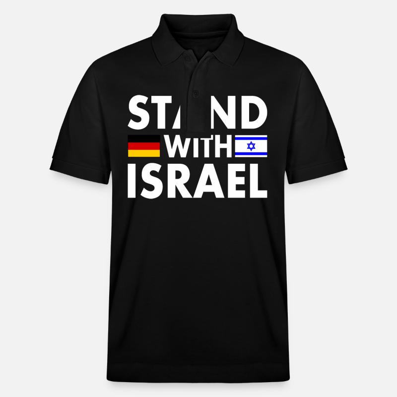 Israel - Stanley/Stella Unisex Bio-Poloshirt PREPSTER - Schwarz