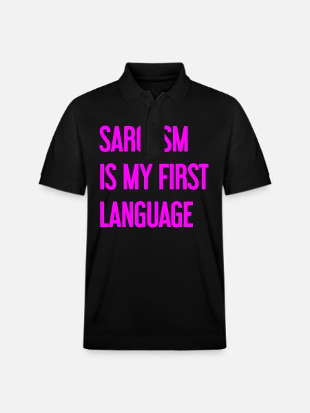 Sarcasm Pro - Stanley/Stella Unisex Organic Polo Shirt PREPSTER - black