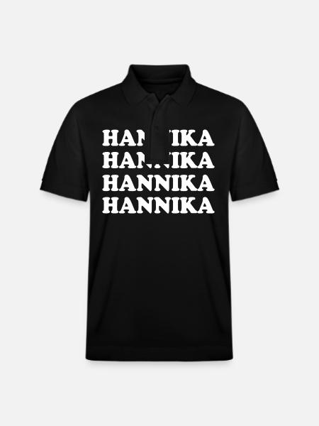 Nom Hannika - Polo PREPSTER bio Stanley/Stella Unisexe - noir