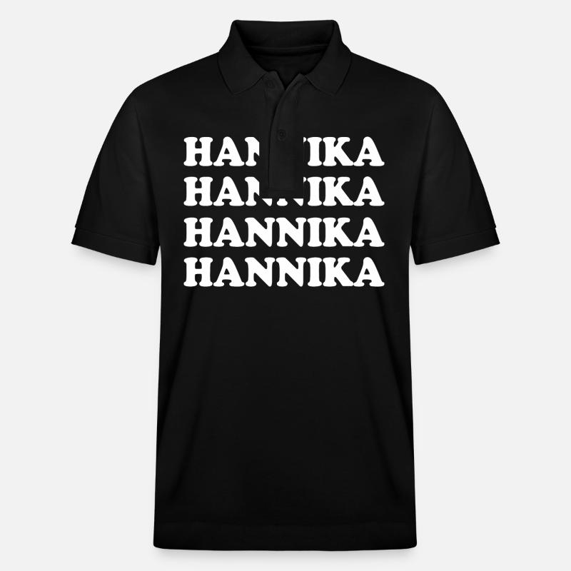 Nom Hannika - Polo PREPSTER bio Stanley/Stella Unisexe - noir