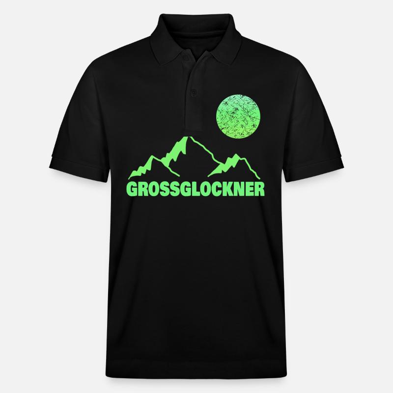 Escalade du Grossglockner - Polo PREPSTER bio Stanley/Stella Unisexe - noir
