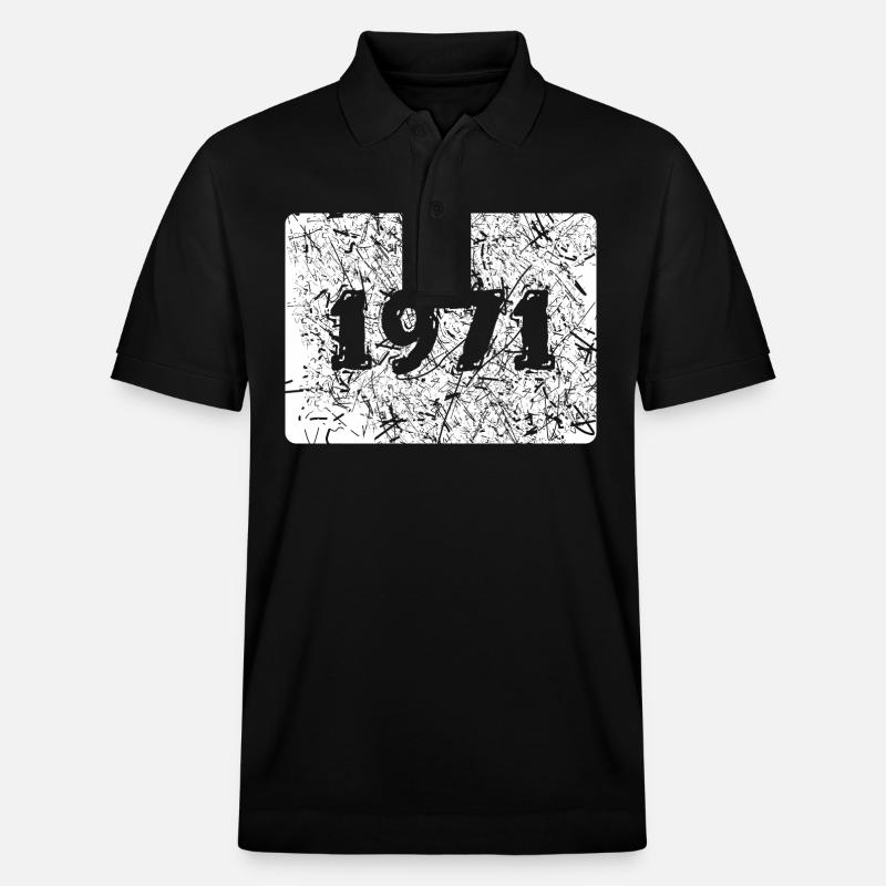 1971 - Stanley/Stella Unisex Bio-Poloshirt PREPSTER - Schwarz