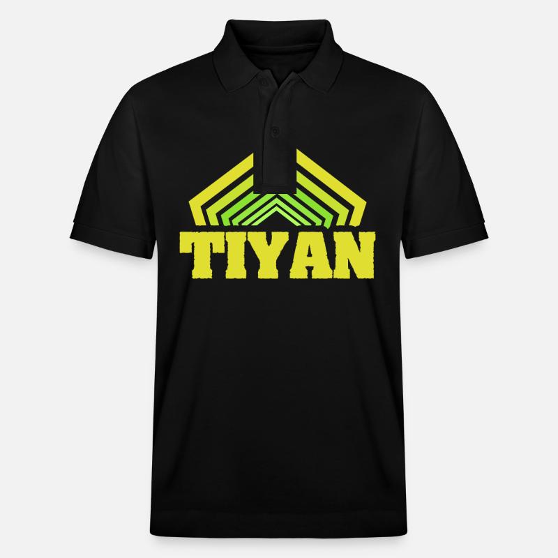 Tiyan comme prénom - Polo PREPSTER bio Stanley/Stella Unisexe - noir
