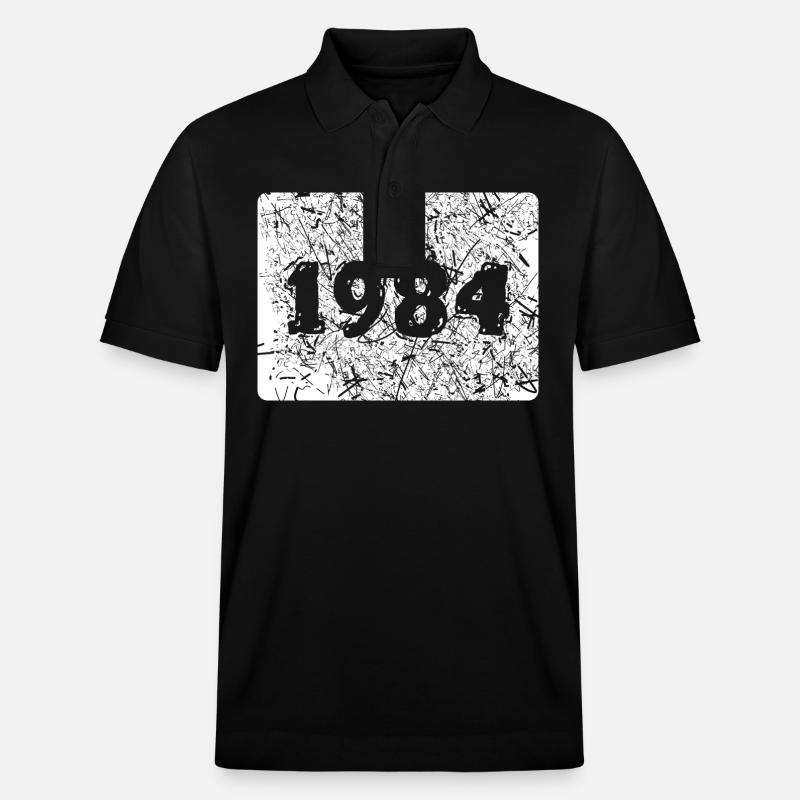 1984 - Stanley/Stella Unisex Bio-Poloshirt PREPSTER - Schwarz