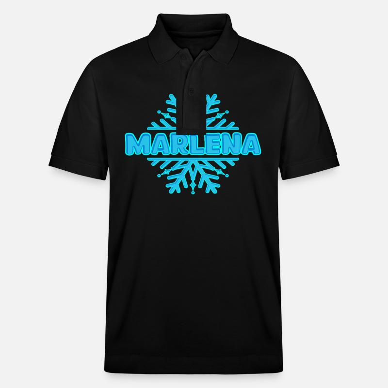 Marlena als Marlena - Stanley/Stella Unisex Bio-Poloshirt PREPSTER - Schwarz
