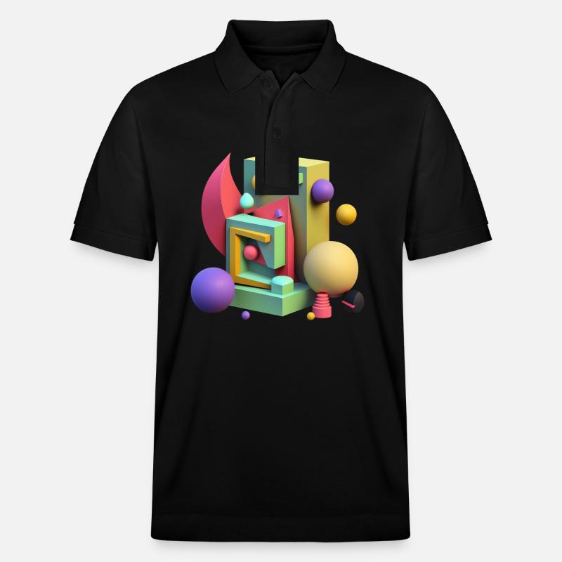 ..3D - Polo PREPSTER bio Stanley/Stella Unisexe - noir